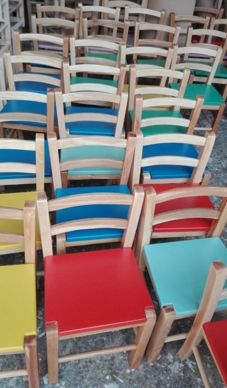 Ξύλινο παιδικό καρεκλάκι "BABY 2"