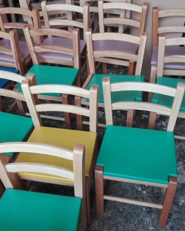 Ξύλινο παιδικό καρεκλάκι "BABY 2"