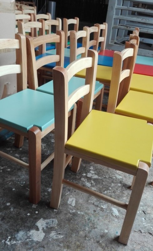 Ξύλινο παιδικό καρεκλάκι "BABY 2"