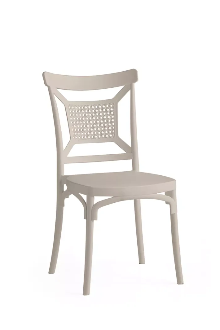 PK15-BEIGE1 Καρέκλα Πολυπροπυλενίου “ΠΚ15”