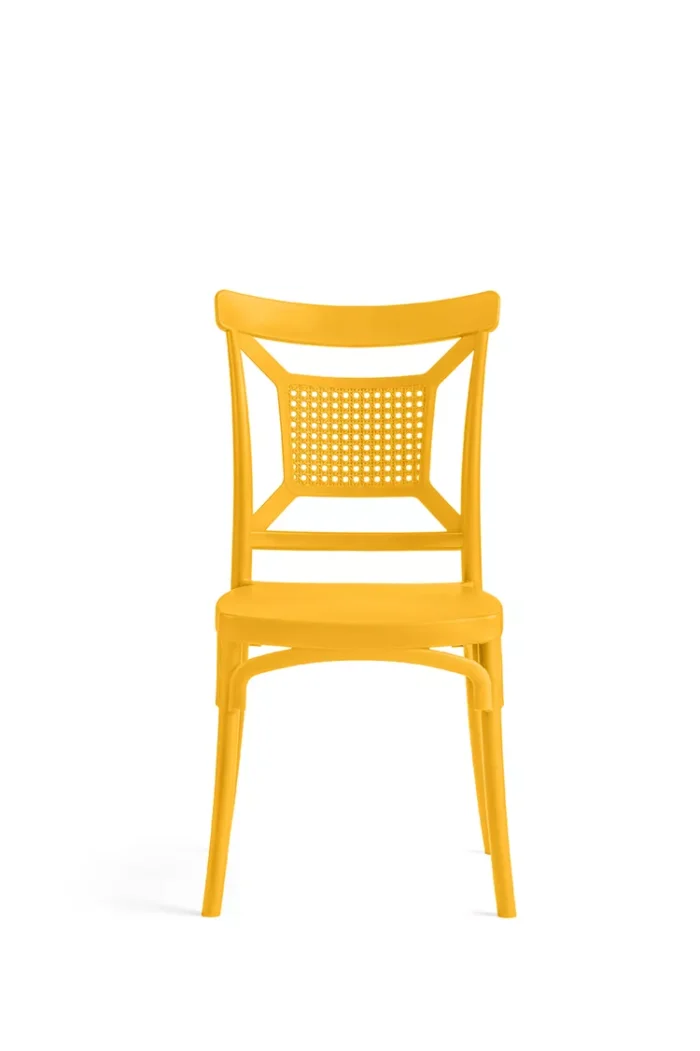 PK15-YELLOW2 Καρέκλα Πολυπροπυλενίου “ΠΚ15”