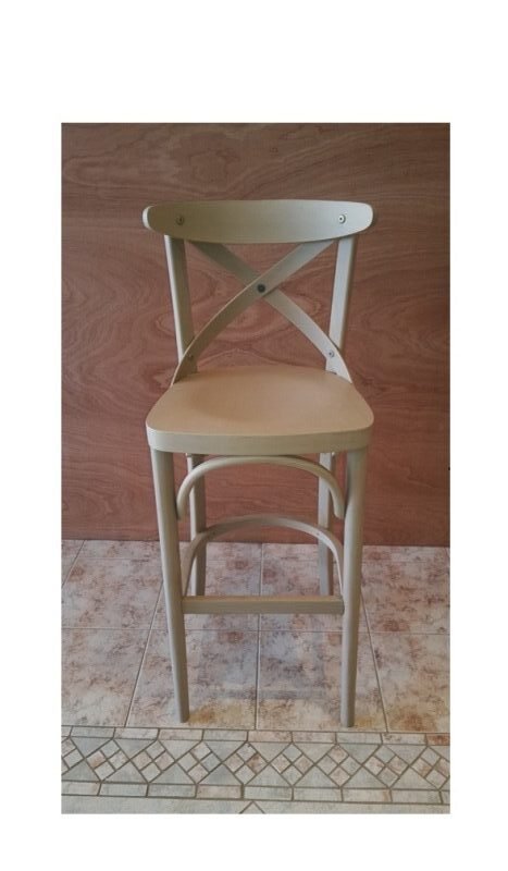 Ξύλινο σκαμπό "CROSS"