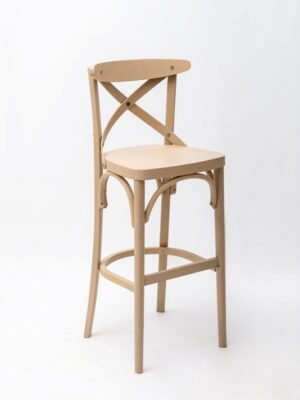 Ξύλινο σκαμπό "CROSS"