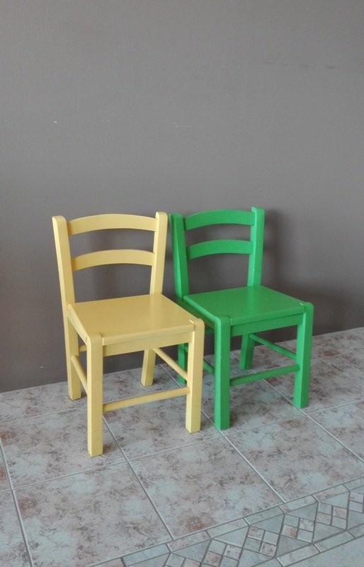 Ξύλινο παιδικό καρεκλάκι "BABY 2"