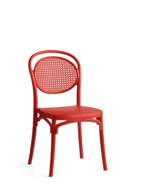 pk13-red1 Καρέκλα Πολυπροπυλενίου “ΠΚ13”