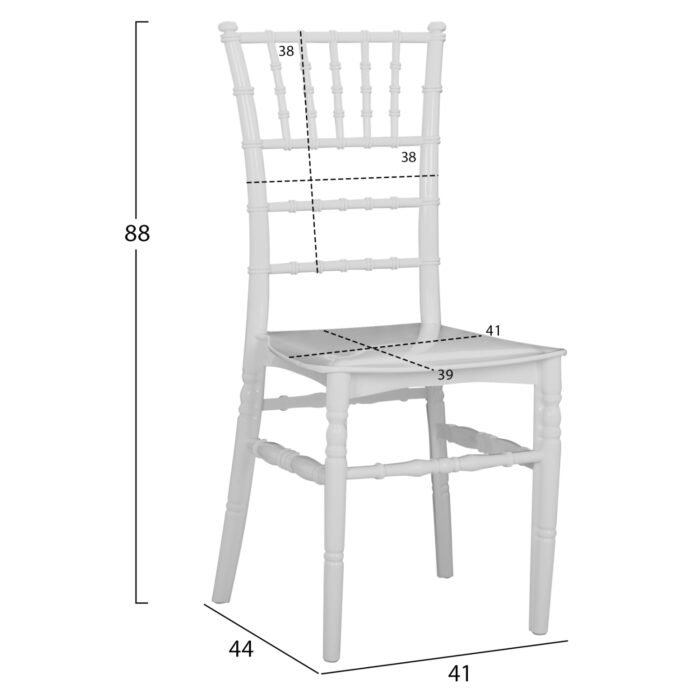 Καρέκλα δεξιώσεων και συνεδρίων Tiffany