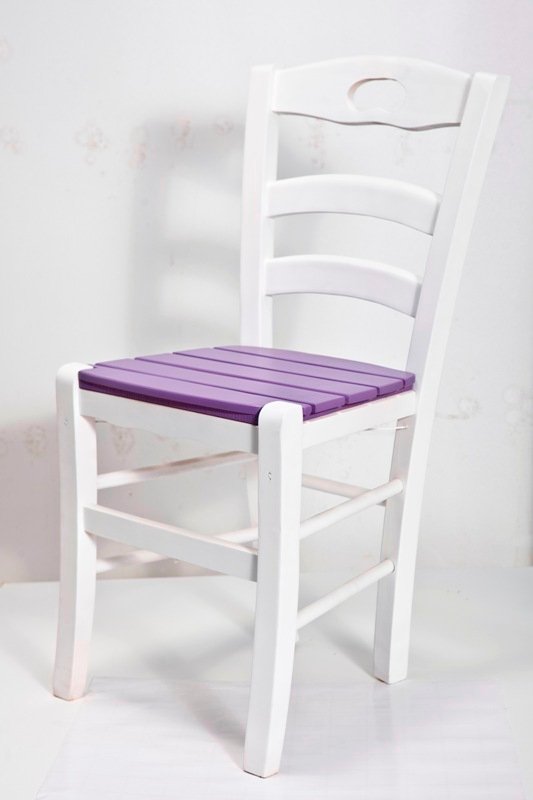 Ξύλινη παραδοσιακή καρέκλα καφενείου "Κ40 - ΧΑΜΟΓΕΛΟ"