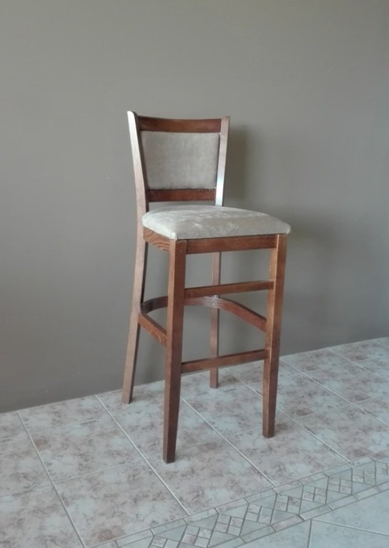 Σκαμπό Bar ξύλινο "Σ19"