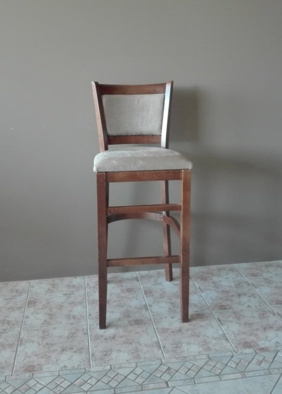 Σκαμπό Bar ξύλινο "Σ19"