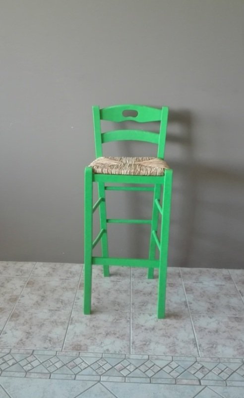 Παραδοσιακό Ξύλινο Σκαμπό "Σ40-ΧΑΜΟΓΕΛΟ"