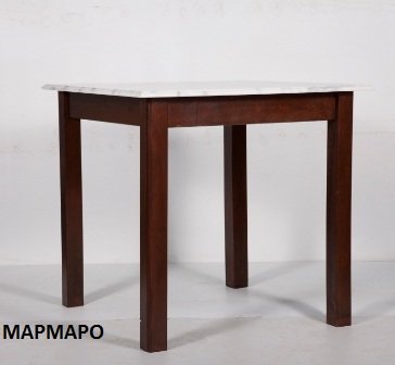 ΤΡΑΠΕΖΙ-80Χ80-ΠΟΔΙ-ΠΑΡΑΔΟΣΙΑΚΟ-ΚΑΠΑΚΙ-ΜΑΡΜΑΡΟ.jpg Παραδοσιακό τραπέζι καφενείου ξύλινο "Απλό Πόδι"