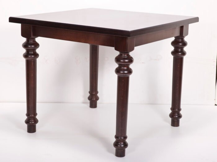 ΤΡΑΠΕΖΙ-ΠΟΔΙ-Νο-100-80Χ80-scaled-1.jpg Παραδοσιακό τραπέζι καφενείου ξύλινο Νο 100