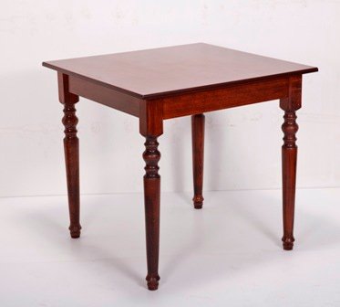 ΤΡΑΠΕΖΙ-ΠΟΔΙ-Νο-101-80Χ80-ΚΑΡΥΔΙ.jpg Παραδοσιακό τραπέζι καφενείου ξύλινο Νο 101