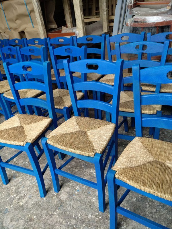 Ξύλινη παραδοσιακή καρέκλα καφενείου "Κ40 - ΧΑΜΟΓΕΛΟ"