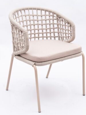 πμ28-1.jpg Πολυθρόνα Μεταλλική Πλεκτή "ΠΜ28"