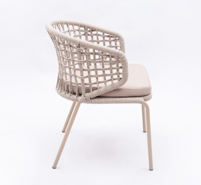 πμ28-2.jpg Πολυθρόνα Μεταλλική Πλεκτή "ΠΜ28"