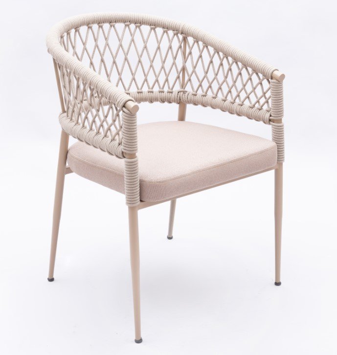 πμ29-1.jpg Πολυθρόνα Μεταλλική Πλεκτή "ΠΜ29"